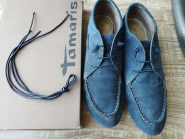 Атайын кийим: Лоферлер, 39, Tamaris, Колдонулган, түсү - Көк, Өзү алып кетүү, Акылуу жеткирүү — 2