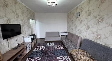 Продажа квартир: 1 комната, 35 м², 105 серия, Аламедин-1 мкр 105 серия, 8 этаж, Косметический ремонт — 4