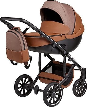 топос мамалак: Коляска, цвет - Коричневый, Б/у — 5