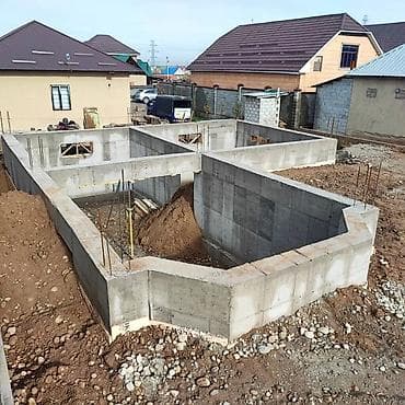 оверсайз свитер: ФУНДАМЕНТ! куябыз! Большой опыт! Опалубкабыз бар. Без подвал 3000с М³ — 2