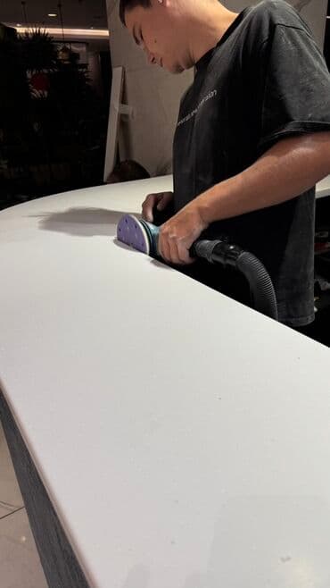 полировка стекл: Профессиональная обработка и полировка столешниц из искусственного — 2