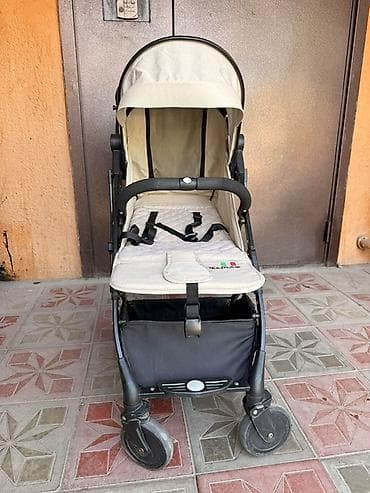 бекер коляска: Прогулочная коляска SKillmax(бежевый цвет) - Легкая складная рама — 2