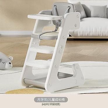 Детский стульчик-трансформер с подносом и ремнями безопасности -