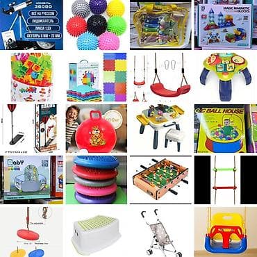 толкатель: Игрушки Новая все Качеля Качели Горка Синий трактор Стол и стул — 1