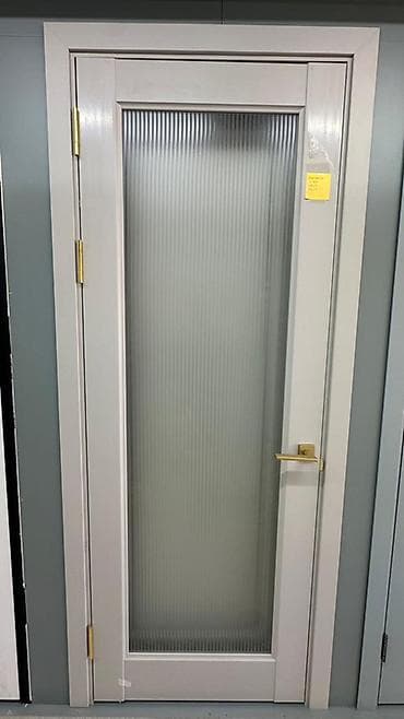 двери на балкон: Межкомнатная дверь со стеклом - Полотно с широким остеклением во всю — 1