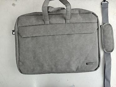 Сумка для ноутбука Milokit, серая - Форм-фактор: горизонтальная сумка