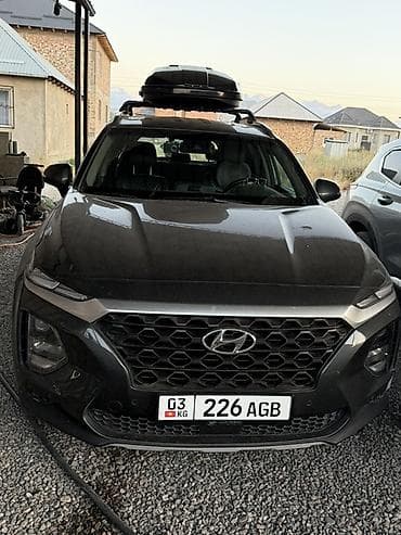 Унаа: Hyundai Santa Fe: 2019 г., 2 л, Автомат, Дизель, Кроссовер — 3