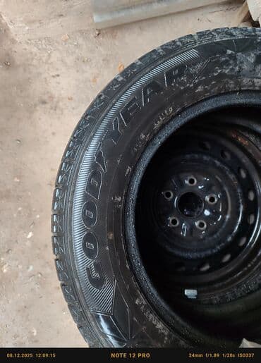 шины и диски в бишкеке: Колеса в сборе R 15, Зима, Комплект, Железные, отверстий - 5 — 3