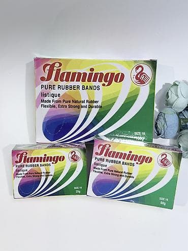 Дом и сад: Резинки Flamingo PURE RUBBER BANDS, размер 16. Особенности: - — 1