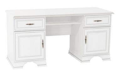 компьютеный стол: Стол письменный, Белый, коллекции Кентаки, БРВ Брест (Беларусь) Стол — 4