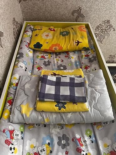 детская кроватка трансформер: Двухъярусная детская кровать, Новый, ЛДСП — 6