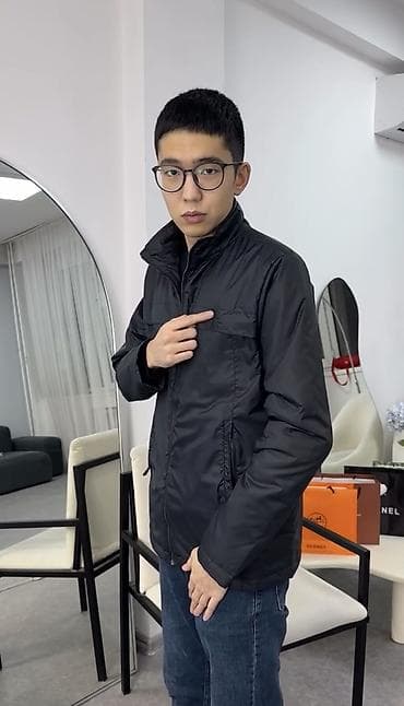 Шорты: Мужская куртка, XL, Burberry, Новый, цвет - Синий, Самовывоз — 4