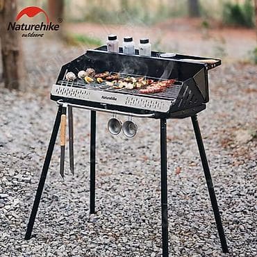 naturehike: 🟠 Гриль Naturehike Vertical BBQ Grill with storage bag Black 🟠 ⠀ — 3