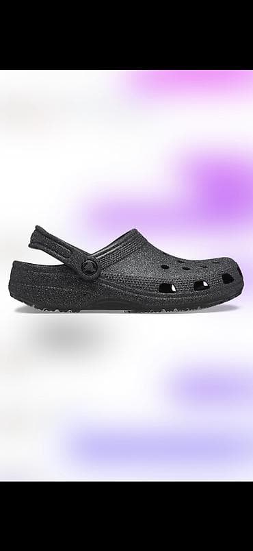 джипсы на кроксы: Crocs Classic Clog, цвет: чёрный, блестящий Заказывала с США оригинал — 2