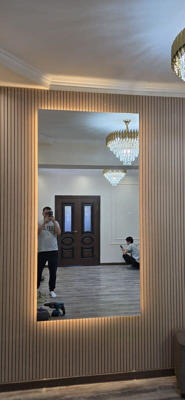 тумба в прихожую: Стоимость за м2: Простое зеркало, с закругленной обточкой - 2500 — 31