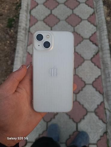 s video: IPhone 13, Б/у, 128 ГБ, Белый, Чехол, 86 % — 1