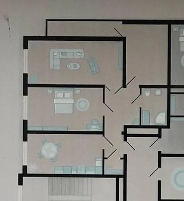 джал мкр: 3 комнаты, 92 м², Элитка, 10 этаж, Готовая ПСО (под самоотделку) — 5