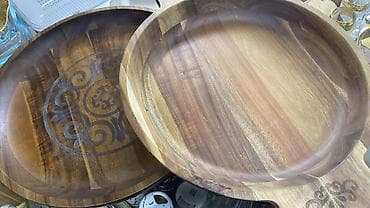 Бамбуковые и деревянные сервировочные блюда/тарелки - Материал — 4