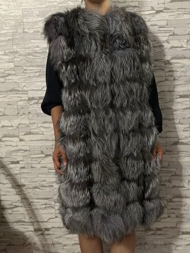 tech fleese: Утепленный, Меховой, Зима, Чернобурка, Короткая модель, С карманами, Стеганый — 2