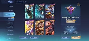 bang: Игровой аккаунт Mobile Legends: Bang Bang Основное: - Регион профиля — 3