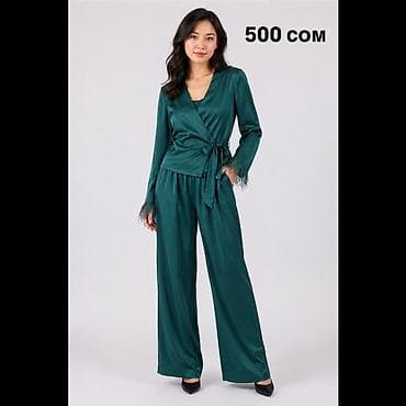Костюмы: Костюм розовый двойка Размеры M L XL Цена 500✅ Атласное платье — 3