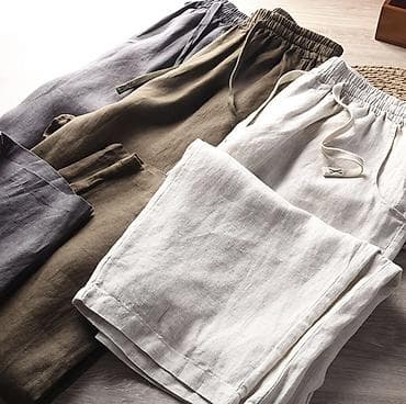 Лен на лето, дышащие, легкие Размеры: (возможна погрешность 2–4 см)