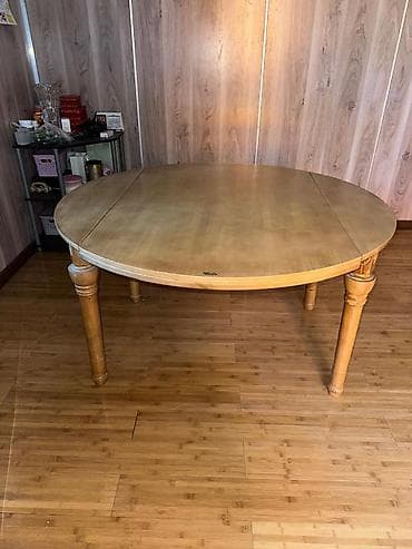 table study: Кухонный стол, Б/у, Круглый, Нераскладной — 1
