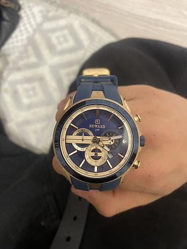 pro trek: Мужские часы REWARD VIP R-803046M - Корпус: сплав с золотистым — 4