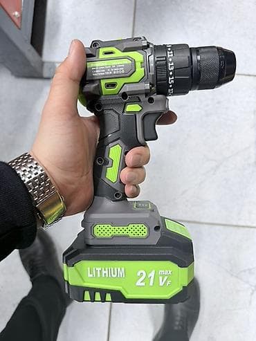 35 bit: Аккумуляторная дрель-шуруповерт 21V Li-Ion - Питание: литий-ионный — 1