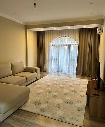 Недвижимость: 2 комнаты, 76 м², Ак-Кеме (старый аэропорт) Элитка, 2 этаж, Дизайнерский ремонт — 1