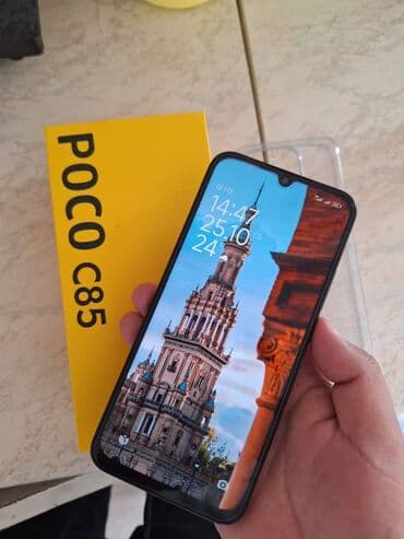 телефон роко: Poco C75, Жаңы, 256 ГБ, түсү - Кара, 2 SIM — 2