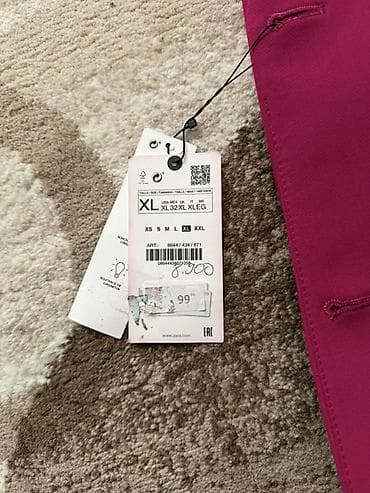 зара куртки женские: Женский двубортный пиджак ZARA - Цвет: насыщенный фуксия/ярко‑розовый — 2