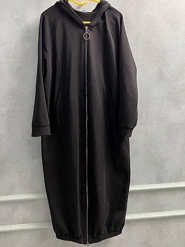 nike tech flece: Длинный бомбер для покрытых (и не только) черного цвета. Стиль — 1