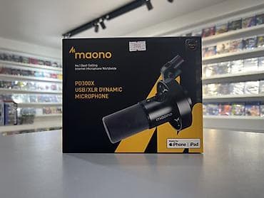 redmi note 19: Maono PD300X — динамический микрофон с двойным интерфейсом подключений — 1