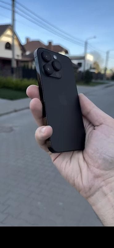 телефон айфон бишкек: IPhone 14 Pro, Кара, Кабель — 1