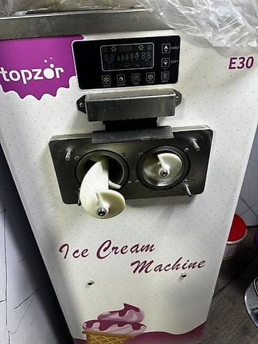 Даяр бизнес: Фризер для мягкого мороженого Topzor E30 - Двухрожковая настольная — 1