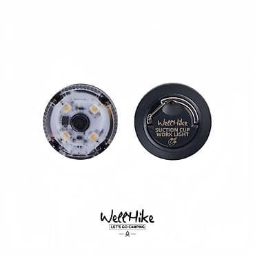 Мини‑фонарь WellHike Suction Cup Work Light - Компактный круглый lalafo.kg да Мини‑фонарь WellHike Suction Cup Work Light - Компактный круглый