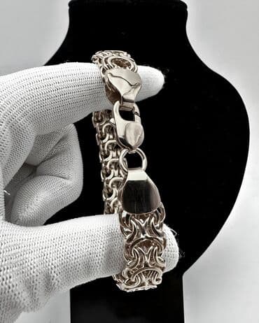 диадема ободок: Серебряный браслет "Рамзес" Вес 60 грамм Длина 25 — 10