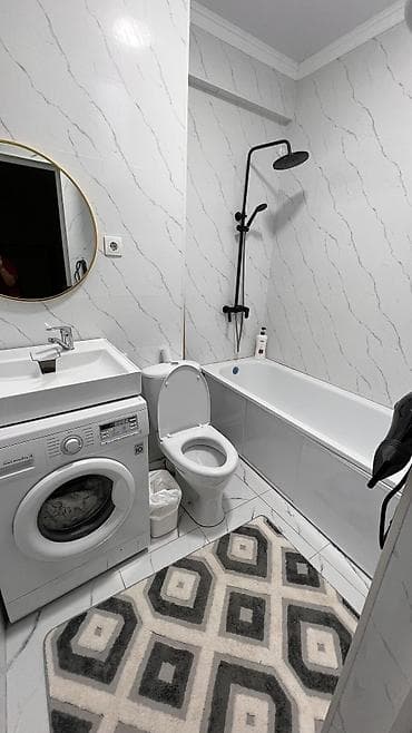 flat osh: 1 комната, Люкс, элитка, Асанбай мкр, Круглосуточное заселение, Бронь, Банные принадлежности — 3