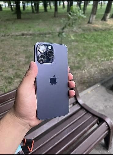 йфон 14 про: IPhone 14 Pro Max, Б/у, 256 ГБ, Deep Purple, Зарядное устройство, Коробка — 1