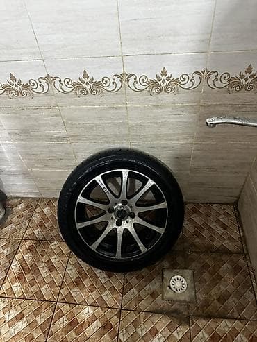 Колеса в сборе 195 / 55 / R 15, Лето, Б/у, Комплект, Легковые, отверстий - 4 at lalafo.kg Колеса в сборе 195 / 55 / R 15, Лето, Б/у, Комплект, Легковые, отверстий - 4