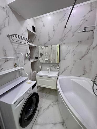 азия мол квартиры: 3 комнаты, 92 м², Элитка, 9 этаж, Евроремонт — 3