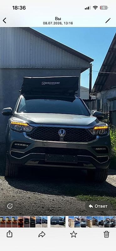 Спорт и отдых: Палатка на крышу автомобиля с выносной комнатой/тамбуром - Формат — 9