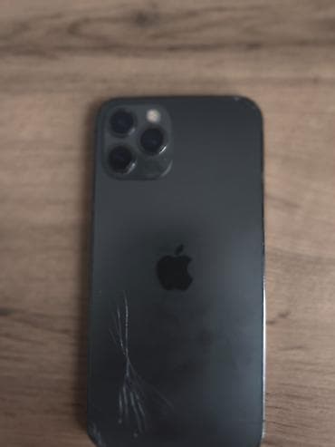 realme 9i: IPhone 12 Pro, Б/у, 128 ГБ, Графит, Зарядное устройство, Защитное стекло, Чехол, 75 % — 3