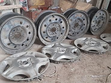 диска гигант 17 5: Железные Диски R 15 Комплект, отверстий - 4, Б/у — 2