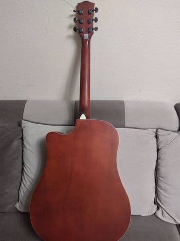 купить комуз бишкек: Акустическая гитара Kepma - Бренд: Kepma (логотип на голове грифа) - — 4