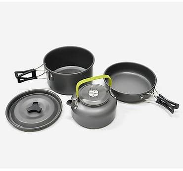 Набор посуды походный для туризма и путешествий на 1 - 2 персоны В — 4