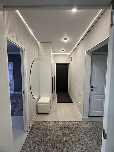 алмашу: 3 комнаты, 100 м², 106 серия улучшенная, 1 этаж, Евроремонт — 10