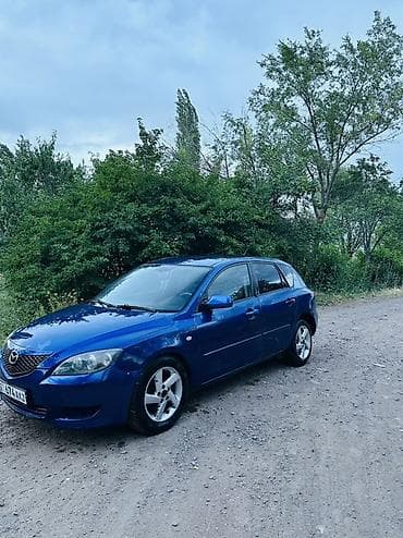 электр авто: Mazda 3: 2003 г., 1.6 л, Кол менен иштөөчү, Бензин, Хетчбек — 2