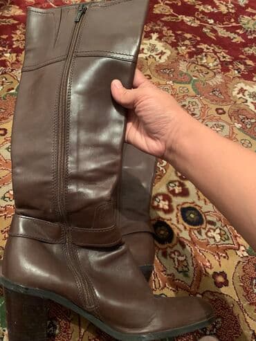 Скупка золота и ювелирных изделий: Оригинал GEOX Respire кожаные сапоги из Европы — 3